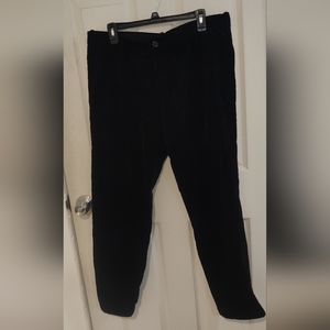 H&M Men's Black Velvet Pants